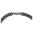 thumbnail image 3 of Fabric Metal Curb Chain Necklace, 3 of 3