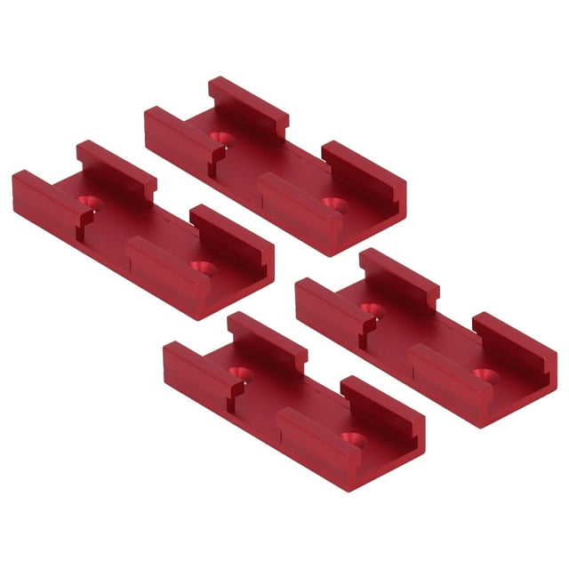 T Track Cross Chute, Superficie Lisa Compacto 3.1in 4PCS T Track Intersección Piezas Resistente Al Desgaste Para Bricolaje
