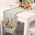 thumbnail image 4 of DFC Easter Bunny Egg Pattern Linen Print Kitchen Dining Room Insulated Decorative Placemat（E）, 4 of 7
