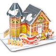 thumbnail image 1 of Kids 3D Stereo Puzzle Cartoon House Castle Building Model DIY Handmade Early Learning Educational Toys Gift For Children, 1 of 5