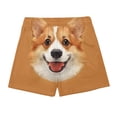 thumbnail image 2 of Mgmyaa Men's Funny Dog Print Shorts Casual Elastic Waist Summer Beach Shorts with Pockets, 2 of 9