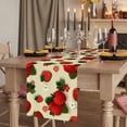 thumbnail image 2 of Table Runners 72 Inches Long Dress Scarves, Beige Red Strawberry Farmhouse Kitchen/Dining Table Runner, Coffee Tablerunners, Spring Floral Watercolor Summer Botanical 14x72 Inch, 2 of 9