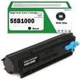 thumbnail image 1 of Cartucho de tóner SkyPrint 55B1000 negro compatible con Lexmark, 1 of 6