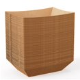 thumbnail image 1 of Bandejas de comida Jolly Chef, papel kraft desechable de 1,36 kg, paquete de 250, 1 of 7