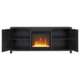 thumbnail image 6 of Evelyn&Zoe Juniper Rectangular TV Stand with Crystal Fireplace for TV's up to 65", Black, 6 of 11