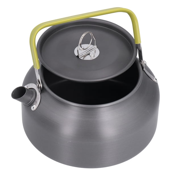 Hervidor para acampar, hervidor para acampar al aire libre de 1,2 L, olla para picnic, tetera para picnic, diseño de clase mundial