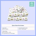 thumbnail image 4 of Mainstays Kids 100% Cotton Percale Bed Sheet Set, Queen, Butterflies, 4 Pieces, 4 of 8