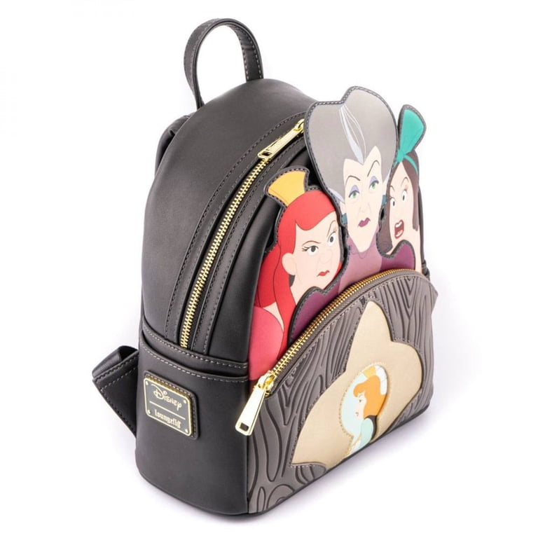 Disney Loungefly Cinderella Evil Stepmother & Stepsisters Villains Mini Backpack LOUNGEFLY DISNEY CINDERELLA EVIL STEPMOTHER AND STEPSISTERS  main image 2
