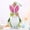 D, variant on Herrnalise Easter Bunny Gnome Ornaments,Colorful Plush Bunny Gnomes,Handmade Plush Faceless Bunny Gnome Doll with Rabbit Ears Ornament for Spring Home Decor Easter Decorations Outdoor Hanging