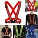 thumbnail image 3 of Yuarrent Resalte las correas reflectantes para correr de noche, ropa de equitación, chaleco de seguridad ajustable, banda elástica para adultos y Ropa Deportiva, Zapatos rojo brillante Yuarrent OD1235-05, 3 of 6