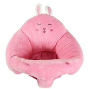 vocheer 0-2Y Infant Baby Sofa Support Sitting Chair, Cute Cartoon Animal Learning to Sit Cushion Seats, Pink Rabbit
