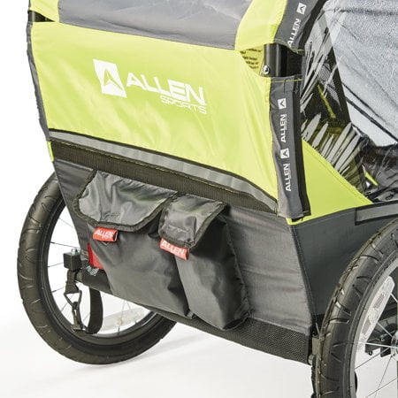 Allen Sports Deluxe 2-Child Bicycle Trailer & Stroller, AS2