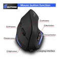 thumbnail image 4 of Lefon F35 Wireless Mouse Vertical 2.4G Rechargeable Ergonomic Mouse 2400 DPI Optical Gaming Mice for Computer Laptop PC Mac IOS, 4 of 7