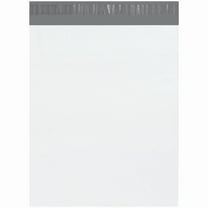 Office Depot® Brand 24" x 36" Poly Mailers With Tear Strips, White, Case Of 200 Mailers