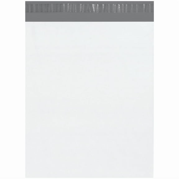 Office Depot® Brand 24" x 36" Poly Mailers With Tear Strips, White, Case Of 200 Mailers
