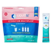 Liquid I.V. Hydration Multiplier, 30 Stick Packs in Resealable Pouch, Strawberry
