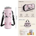 thumbnail image 7 of Jeiento Cute Cat Lightweight 17 Inch Kids Backpack Set 4-Piece Lunch Bag Pencil Case Water Bottle Holder for Girls, Pink, 7 of 7