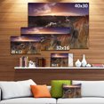 thumbnail image 3 of Rural Autumn Sunset Panorama - Landscape Canvas Art Print, 3 of 4