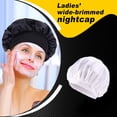 thumbnail image 4 of Qarigey Gorro de pelo de ala ancha, bufanda para la cabeza de baño, gorro de dormir, gorros de moda, turbantes, cubierta para la cabeza, Type3 NO3, 4 of 6