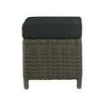 thumbnail image 2 of Asti All-Weather Wicker 3-Piece Outdoor Seating Set with Reclining Sofa and Two 15" Ottomans, 2 of 10