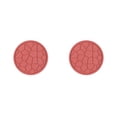 thumbnail image 1 of facefd Tapis de Table Caoutchouc Rond Chauffe Résistant Anti-Écaillage à l'Huile Sets de Table Réutilisables Hôtel Coasters Isolation Tampon Gris Rouge 2Set, 1 of 6