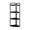 B, variant on 3-Tier Storage Cart with Wheels and Brake System, Narrow Design for Small Spaces, Plastic Multi-Layer Organizer for Bathroom Kitchen Living Room with Adjustable Shelves