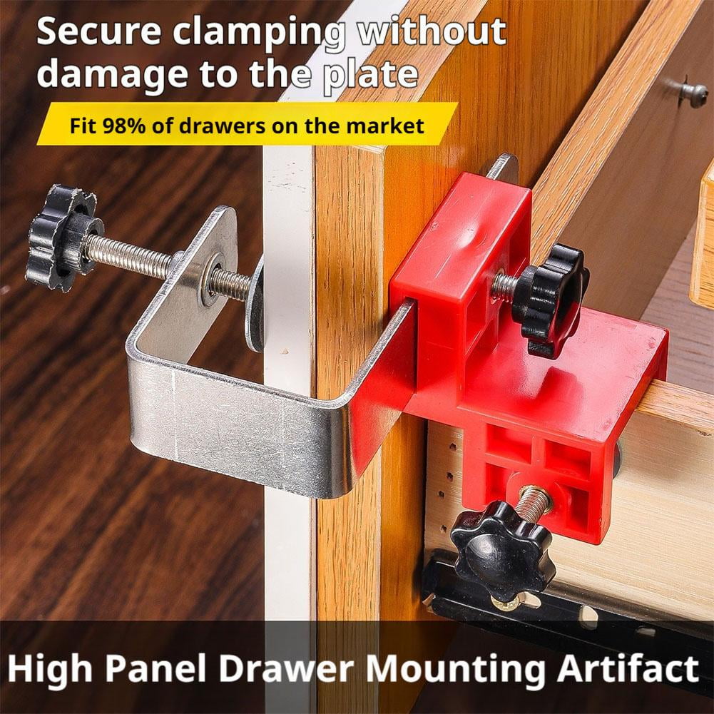 Adjustable Drawer Fixing Clip Quick-Install Large Panel Mounting Clamp for Carpentry Jig Auxiliary Accessories Tool