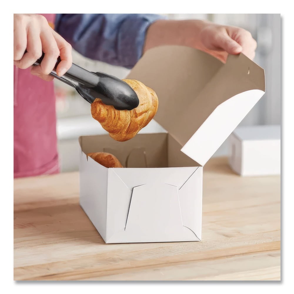 SCT Non-Window Bakery Boxes 9 x 5 x 4 White 250/Carton 0949