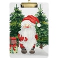thumbnail image 2 of FMSHPON Christmas Santa Xmas Tree Present Clipboard Hardboard Wood Nursing Clip Board and Pull for Standard A4 Letter 13x9 inches, 2 of 5
