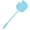 lue, variant on Manual Plastic Fly Swatter with 18.7 Inch Long Handle and Hand Shape Mesh Design Flexible Lightweight Pest Control Tool for Indoor Kitchen and Home Use 1 Piece Pack