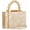 Apricot, variant on Acrylic Purses Evening Clutch Bag Marbling Handbags for Women Cross Body Bag with Pearl Chain Formal Wedding Prom Party