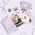 thumbnail image 5 of DAKIMOE Makeup Bag Cosmetic Bags Organizer Personalized Initial Travel Essentials Toiletry Bag for Birthday Christmas Girlfriend Teacher Valentines Day Gifts, 5 of 9