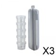 thumbnail image 1 of Caja de condimentos Soledad para Camping 3x5 piezas Juego de Botellas de especias transparentes gris, 1 of 9