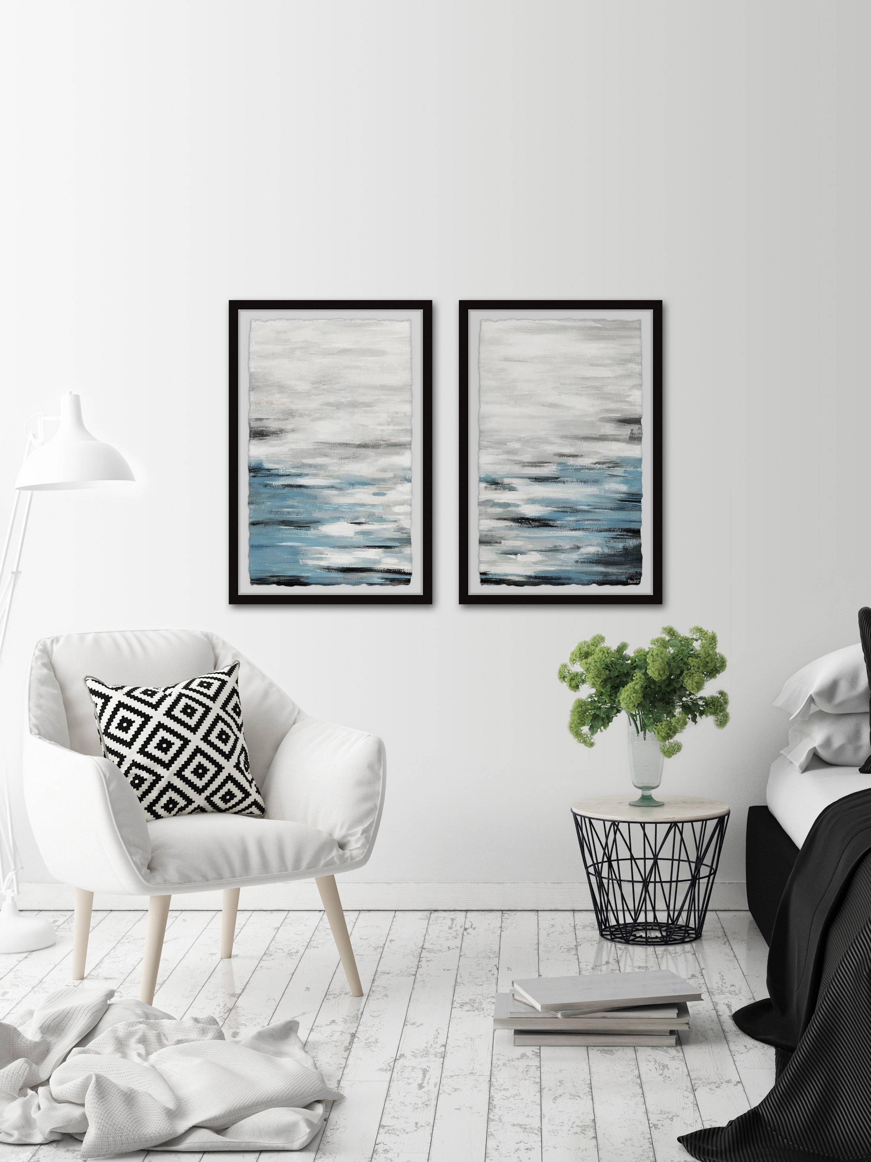 Reflective Sea Diptych