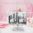 thumbnail image 4 of Fyydes Metal Home Rotating Photo Picture Frame Restaurant Rotating Menu Frame for 4x6in Photo,Metal Photo Frame,Table Decoration, 4 of 10