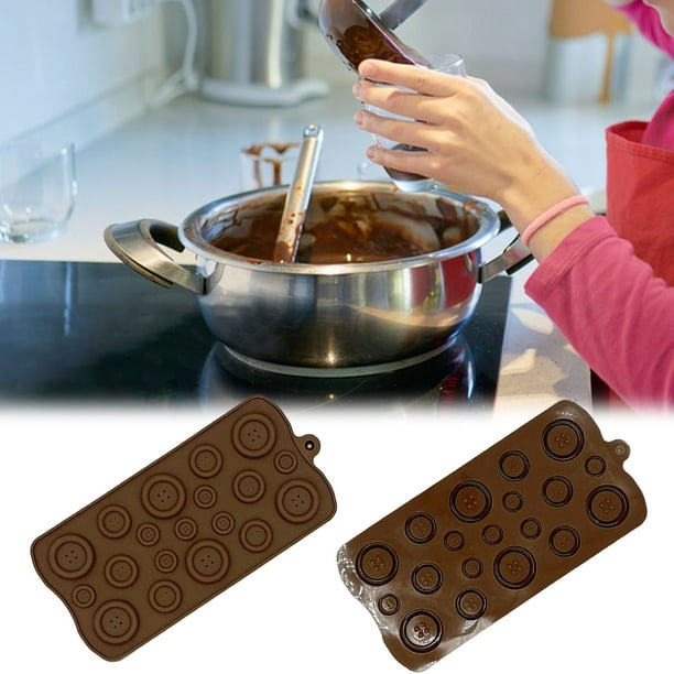 Fiudx Molde Chocolate, Silicona Flexible, Hornear Resistente Al Calor, Molde Dulces Fácil Liberación, Uso En Panadería Familiar, Idea de Regalo Navideño, Diseño Duradero
