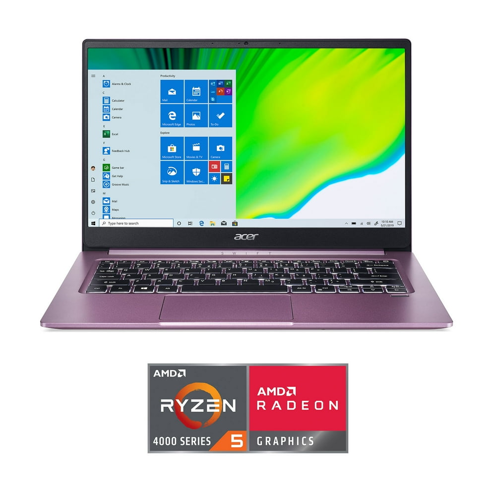 Acer Swift 3 Laptop, 14" Full HD 1080p, AMD Ryzen 5 4500U HexaCore