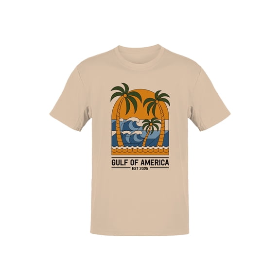 Tropical Wave Logo Design Men's T-shirt