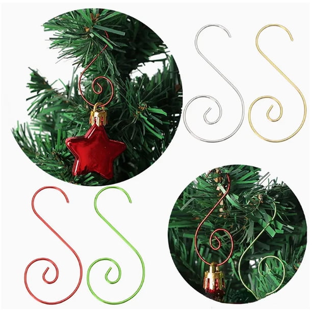 Xihbxyly Ganchos para Decoración Navideña, 20 Unidades, para Calcetines y Adornos, Diseño Duradero de Alta Calidad, Fácil Instalación, Multiusos para Fiestas y Todo El Año, Ideal para Decoración Del