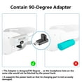 thumbnail image 6 of Power Bank Battery Pack Compatible with Oculus/Meta Quest 1/2/3, 5000mAh Fast Charging and Lightweight Extended Battery for Extra 2.5 Hours Playtime (With 90 Degree Adapter), 6 of 7