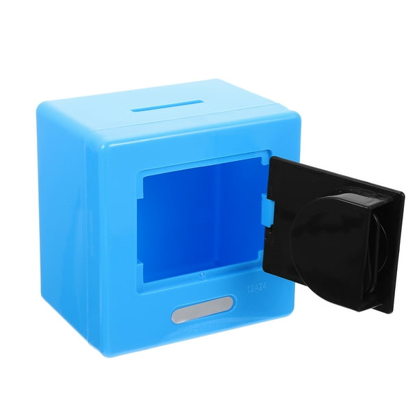 FELTECHELECTR Caja fuerte con diseño de contraseña para guardar dinero, minicontenedor de dinero de escritorio para niños.