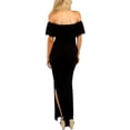 thumbnail image 3 of Women's Long Cool Woman Off the Shoulder Dress, 3 of 4