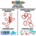 thumbnail image 5 of Rainbow Loom Alpha Loom Gray Rubber Bands Refill Pack (500 ct), 5 of 5