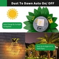 thumbnail image 4 of 2 uds lámpara Solar de piña de hierro impermeable LED lámpara con alambre de cobre para jardín luz decorativa de paisaje 2 uds ANGGREK Otros, 4 of 8