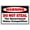Warning Sign 2, variant on Warning Door Must BE Left Open - 8"x12" Metal Tin Sign, Industrial Commercial Use for Office, Warehouse