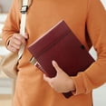 thumbnail image 6 of Storage Clipboard and form Holder,Clipboard with Pen Holder, 13.18" X 9.25", Teacher Clipboard Board Featuring Soft Wear Resistance Classroom Must Haves Wine A4, 6 of 9