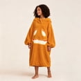 thumbnail image 6 of Halloween Pumpkin Costume Onesie for Teens Hooded Jumpsuit One Piece Pajama Set Cosplay Sleepwear Party Outfit for Trick-or-Treat and Fall Festivals, 6 of 8