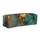 thumbnail image 1 of Fotbe Emerald Color Gold Marble Estuche para Lápices de Cuero con Estampado, Estuche con Cremallera Resistente, Organizador Compacto y Elegante para Papelería, 1 of 7