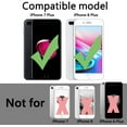 thumbnail image 2 of Phone Case Compatible for iPhone 8 Plus and iPhone 7 Plus, Clear Case Non-Yellowing Shockproof Protective Bumper Slim Cover for 5.5 Inch, 2 of 11