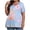 #16 Summer Tops, variant on Staron Women Tops Clearance Short Sleeve Casual Trendy Tunic Tops Plus Size Loose Fit Floral Print Dressy Shirts Summer V Neck Tshirts